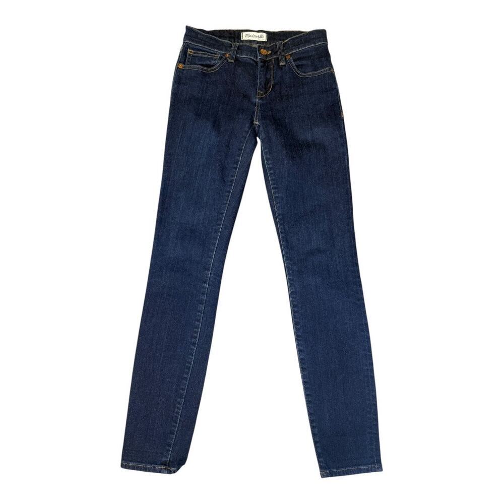 Madewell Women’s Size 0 (24) 8" Skinny Skinny Jeans in Quincy Wash‎ EUC